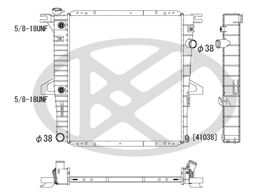 Radiator racire motor