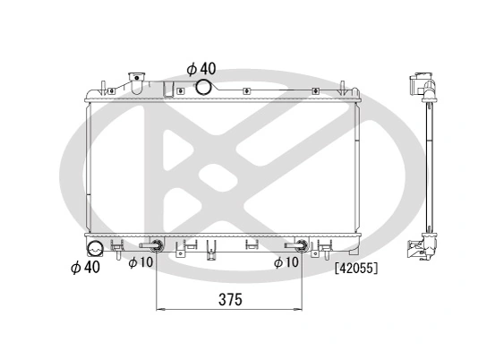 Radiator racire motor