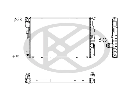 Radiator racire motor