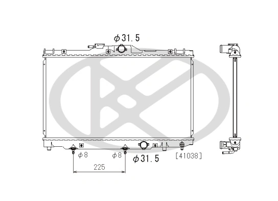 Radiator racire motor