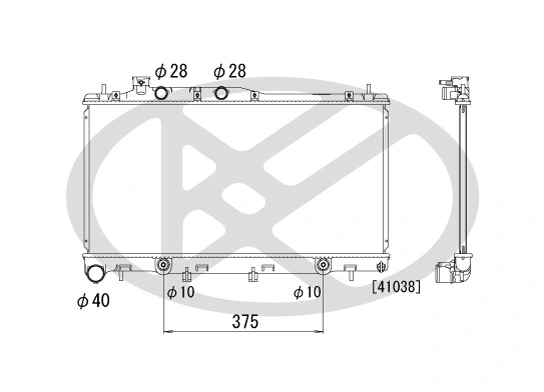 Radiator racire motor