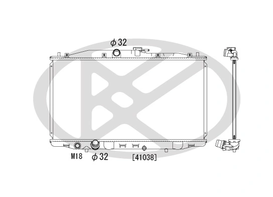 Radiator racire motor