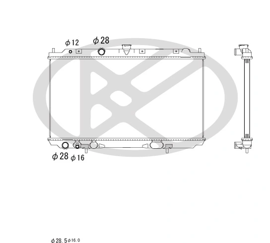 Radiator racire motor