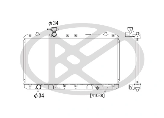 Radiator racire motor