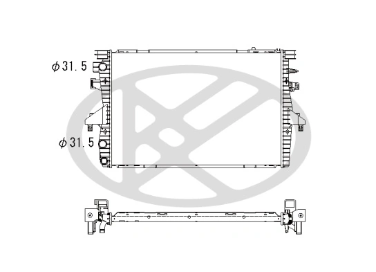 Radiator racire motor