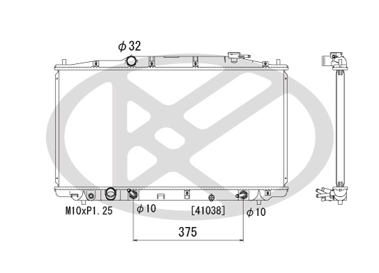 Radiator racire motor