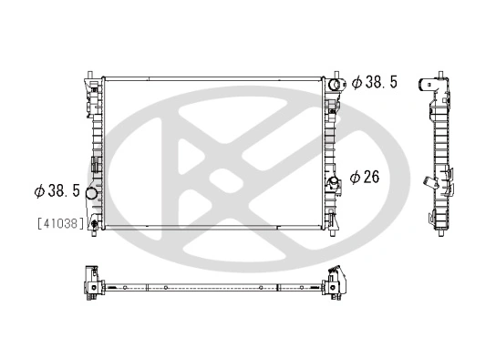Radiator racire motor