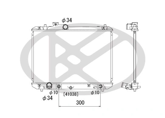 Radiator racire motor