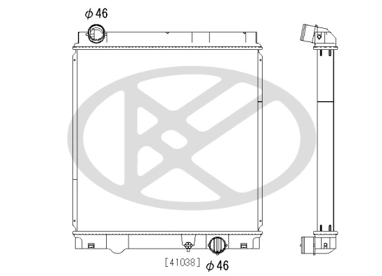 Radiator racire motor