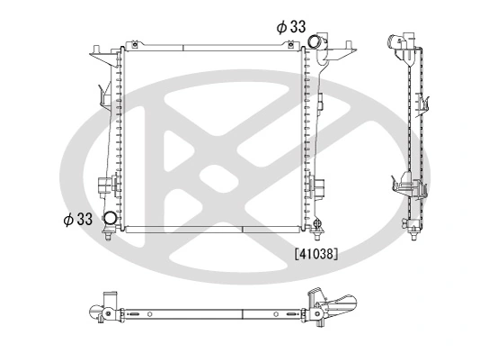 Radiator racire motor