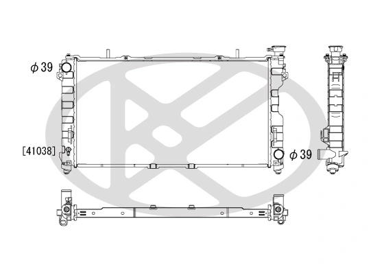 Radiator racire motor