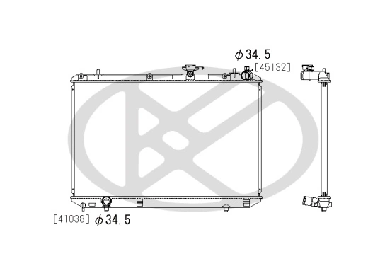 Radiator racire motor