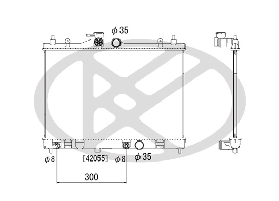 Radiator racire motor