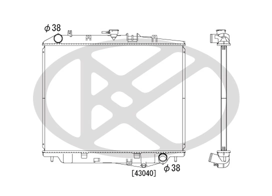 Radiator racire motor