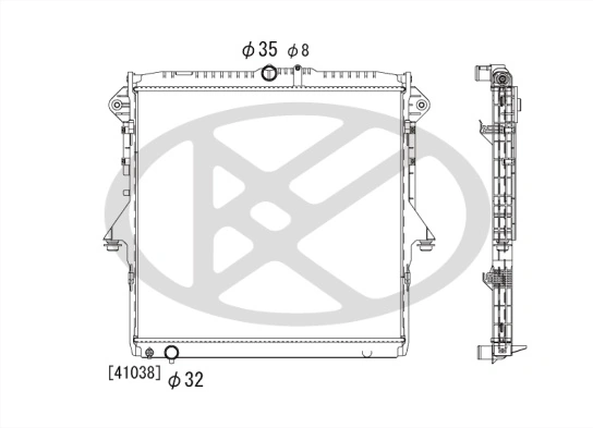 Radiator racire motor