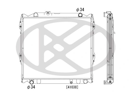 Radiator racire motor