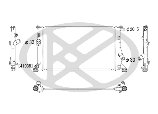 Radiator racire motor