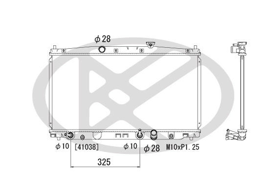 Radiator racire motor