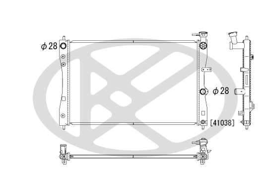 Radiator racire motor