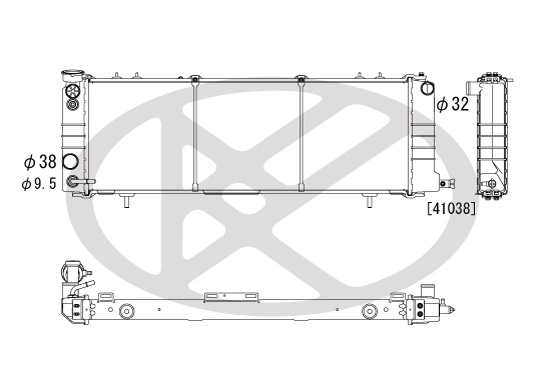 Radiator racire motor