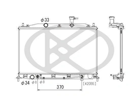 Radiator racire motor