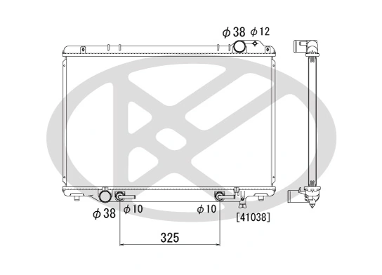Radiator racire motor