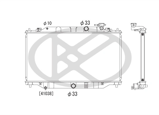 Radiator racire motor