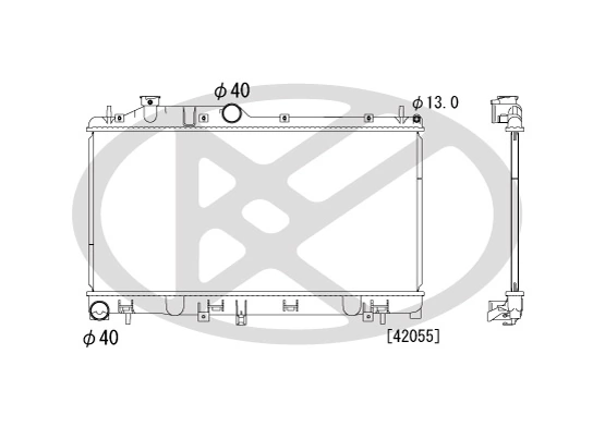 Radiator racire motor