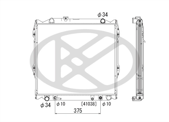 Radiator racire motor