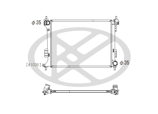 Radiator racire motor