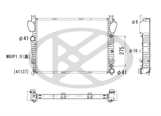 Radiator racire motor
