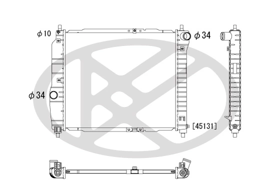 Radiator racire motor