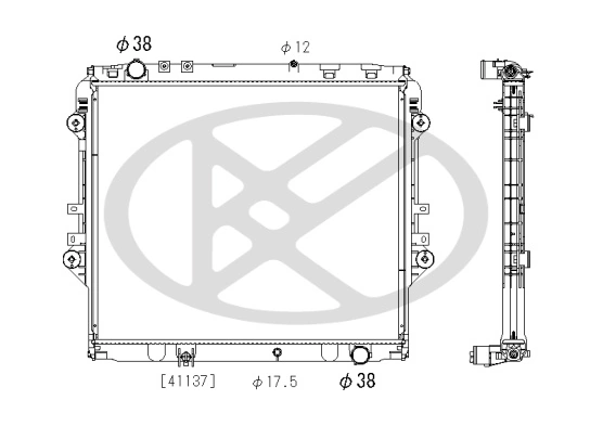 Radiator racire motor