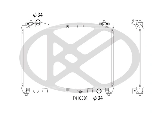 Radiator racire motor