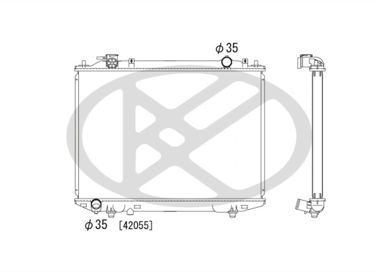 Radiator racire motor