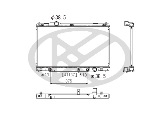 Radiator racire motor