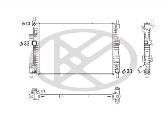 Radiator racire motor
