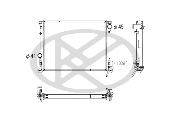 Radiator racire motor