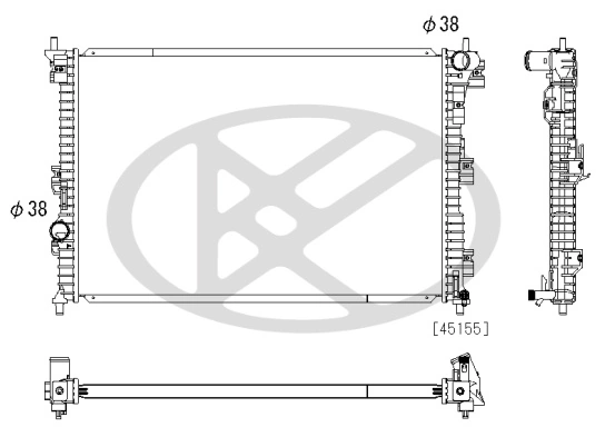 Radiator racire motor