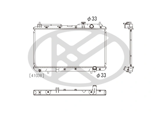 Radiator racire motor