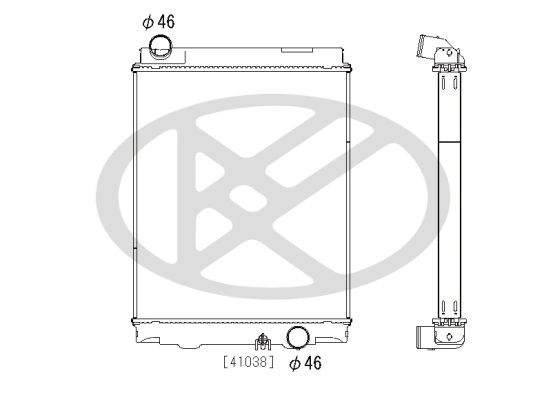 Radiator racire motor