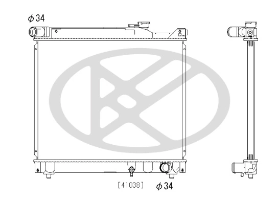 Radiator racire motor