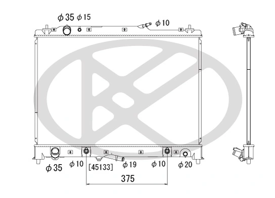 Radiator racire motor