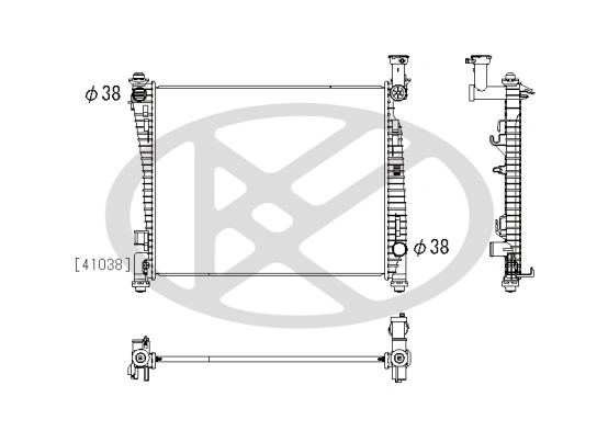 Radiator racire motor