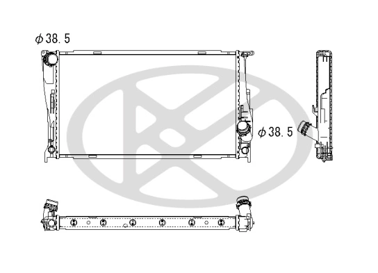 Radiator racire motor