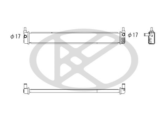 Radiator racire motor