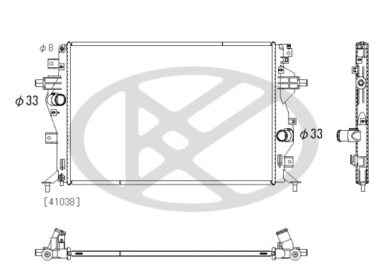 Radiator racire motor