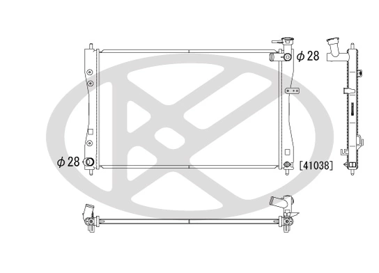Radiator racire motor