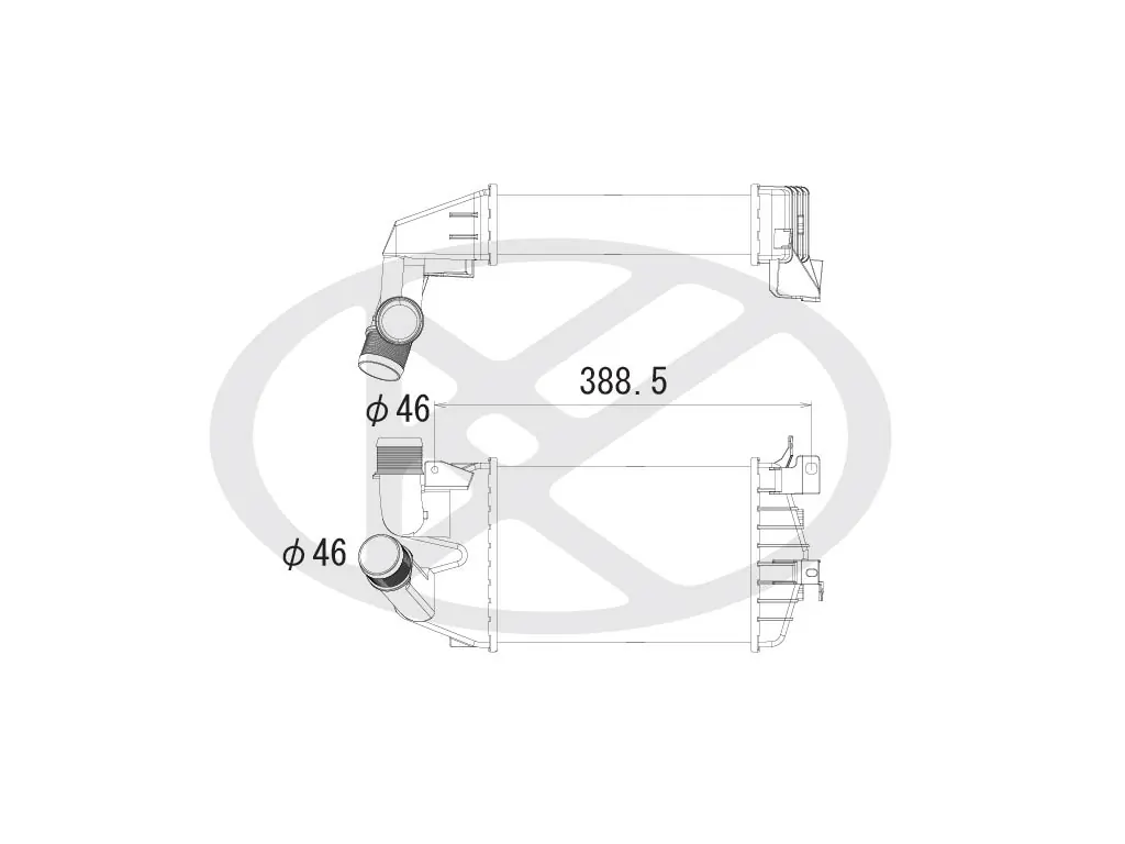 Intercooler, compresor
