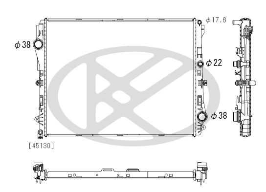 Radiator racire motor